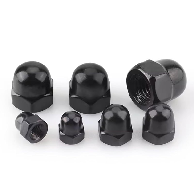 sotoolstop Store #10-24 Black Acorn Cap Nuts, Acorn Nut Stainless Steel 18-8(304), 50Pcs-Pack - Image 3